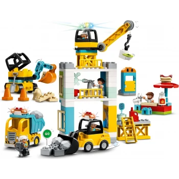 LEGO® 10933 DUPLO®  Stavba s věžovým jeřábem