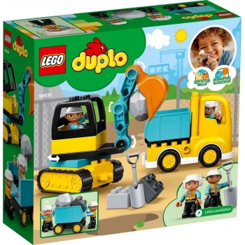LEGO® 10931 DUPLO® Náklaďák a pásový bagr