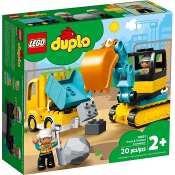 LEGO® 10931 DUPLO® Náklaďák a pásový bagr