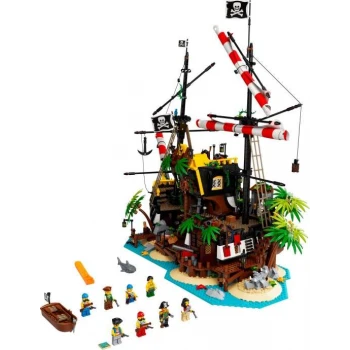 LEGO® 21322 IDEAS Zátoka pirátů z lodě Barakuda