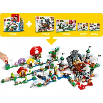 LEGO® 71365 SUPER MARIO Závodiště s piraněmi – rozšiřující set