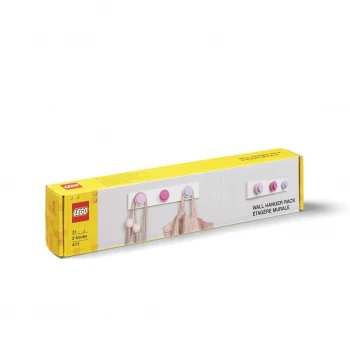LEGO® Věšák na zeď - růžový fialový