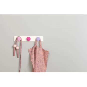 LEGO® Věšák na zeď - růžový fialový