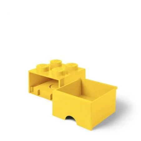 LEGO® STORAGE BOX 4 Úložný box žlutý s šuplíky