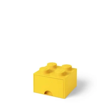 LEGO® STORAGE BOX 4 Úložný box žlutý s šuplíky