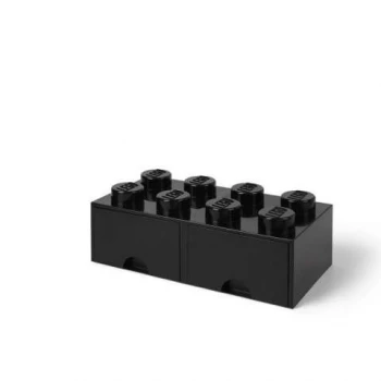 LEGO® STORAGE BOX 8 Úložný box černý s šuplíky