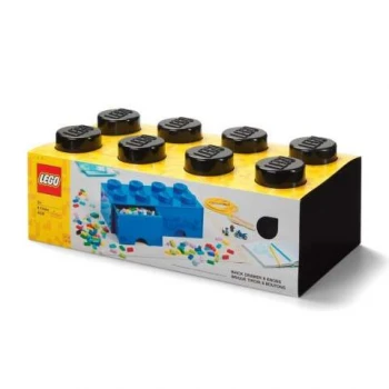 LEGO® STORAGE BOX 8 Úložný box černý s šuplíky