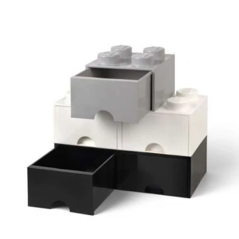 LEGO® STORAGE BOX 8 Úložný box černý s šuplíky