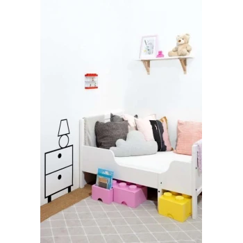 LEGO® STORAGE BOX 8 Úložný box světle šedý s šuplíky