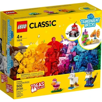 LEGO® 11013 CLASSIC Průhledné kreativní kostky