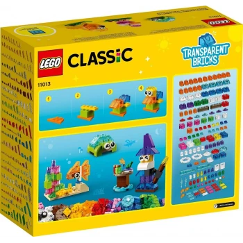 LEGO® 11013 CLASSIC Průhledné kreativní kostky