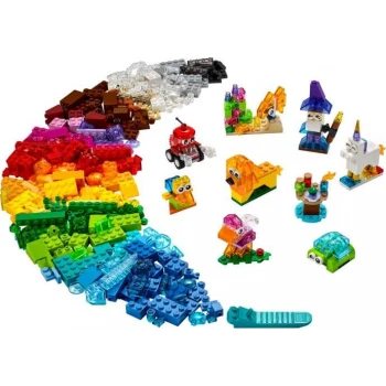 LEGO® 11013 CLASSIC Průhledné kreativní kostky