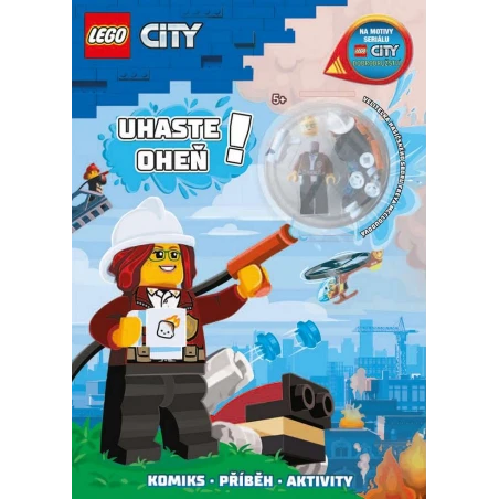 LEGO® CITY Uhaste oheň! - aktivity kniha s figurkou