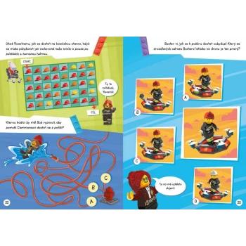 LEGO® CITY Uhaste oheň! - aktivity kniha s figurkou