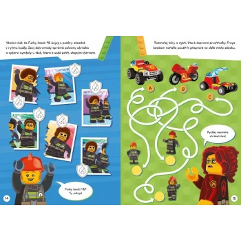 LEGO® CITY Uhaste oheň! - aktivity kniha s figurkou