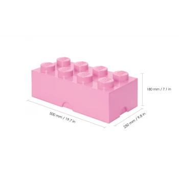 LEGO® STORAGE BOX 8 Úložný box světle růžový