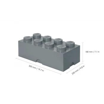 LEGO® STORAGE BOX 8 Úložný box šedý