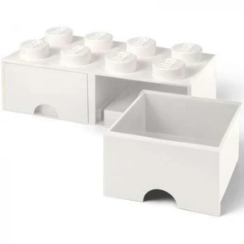 LEGO® STORAGE BOX 8 Úložný box bílý s šuplíky