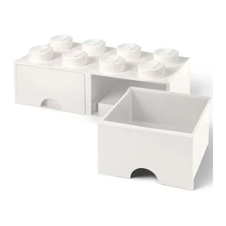 LEGO® STORAGE BOX 8 Úložný box bílý s šuplíky