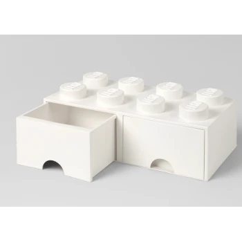 LEGO® STORAGE BOX 8 Úložný box bílý s šuplíky