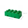 LEGO® STORAGE BOX 8 Úložný box zelený s šuplíky