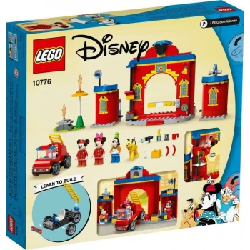 LEGO® 10776 DISNEY™ Hasičská stanice a auto Mickeyho a přátel